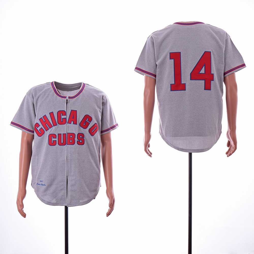 Cubs 14 Ernie Banks Gray Throwback Jersey Dzhi,We sell and wholesale Cubs 14 Ernie Banks Gray Throwback Jersey Dzhi on line form chian!